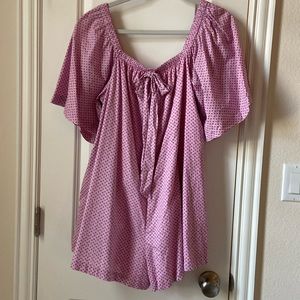 Mable babydoll floral romper